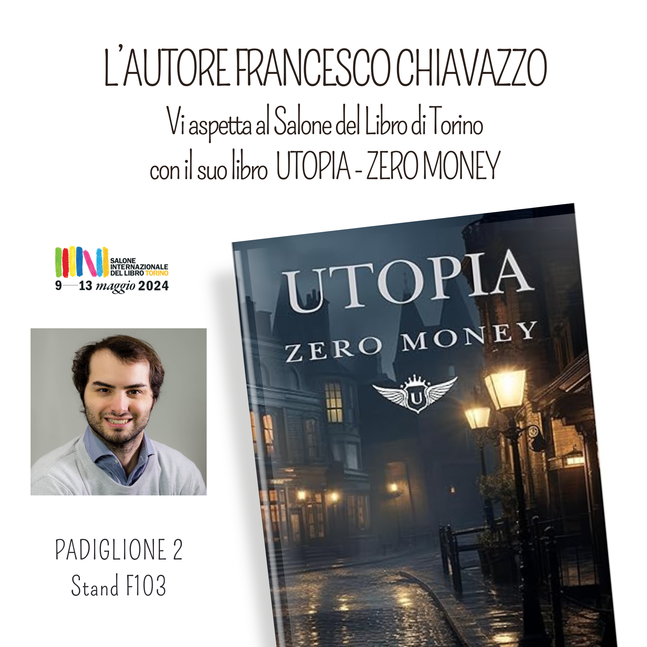 Francesco Chiavazzo al Salone Internazionale del Libro di Torino 2024 